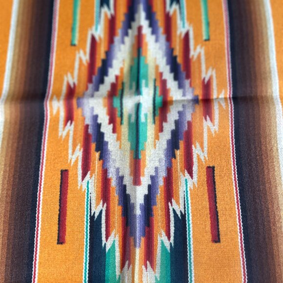 Christian Dior Vintage Silk Scarf – Navajo-Inspired Aztec Motif - Picture 6 of 13